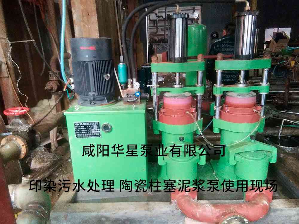印染污水處理廠使用YBH300-40節(jié)能柱塞泥漿泵客戶案例 印染污水處理廠使用YBH300-40節(jié)能柱塞泥漿泵客戶案例